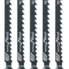 Bosch T144D Wood Jigsaw Blades 100mm 5 Pack