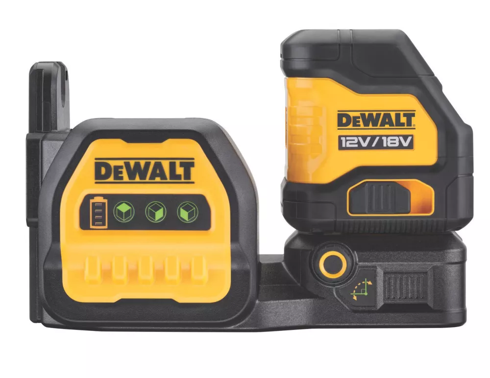 DeWalt DCE088NG18-XJ 18V Li-Ion XR Green Self-Levelling Cross-Line Laser - Bare 3 DeWalt DCE088NG18-XJ 18V Li-Ion XR Green Self-Levelling Cross-Line Laser - Bare - Image 3