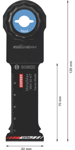 Bosch Expert MultiMax MAII32AIT Steel Plunge Cutting Blade 32mm 5 Bosch Expert MultiMax MAII32AIT Steel Plunge Cutting Blade 32mm -Tool Shop 164RR A2