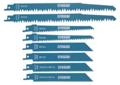 Erbauer SJG43284 Multi-Material Reciprocating Saw Blade Set 8 Pcs