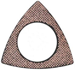 Bosch Expert AVZ 90 RT6 60 Carbide RIFF-Grit Paint On Wood, Hardwood, Softwood, Fibre Plastics, GFK & CFK Sanding Plate 90mm