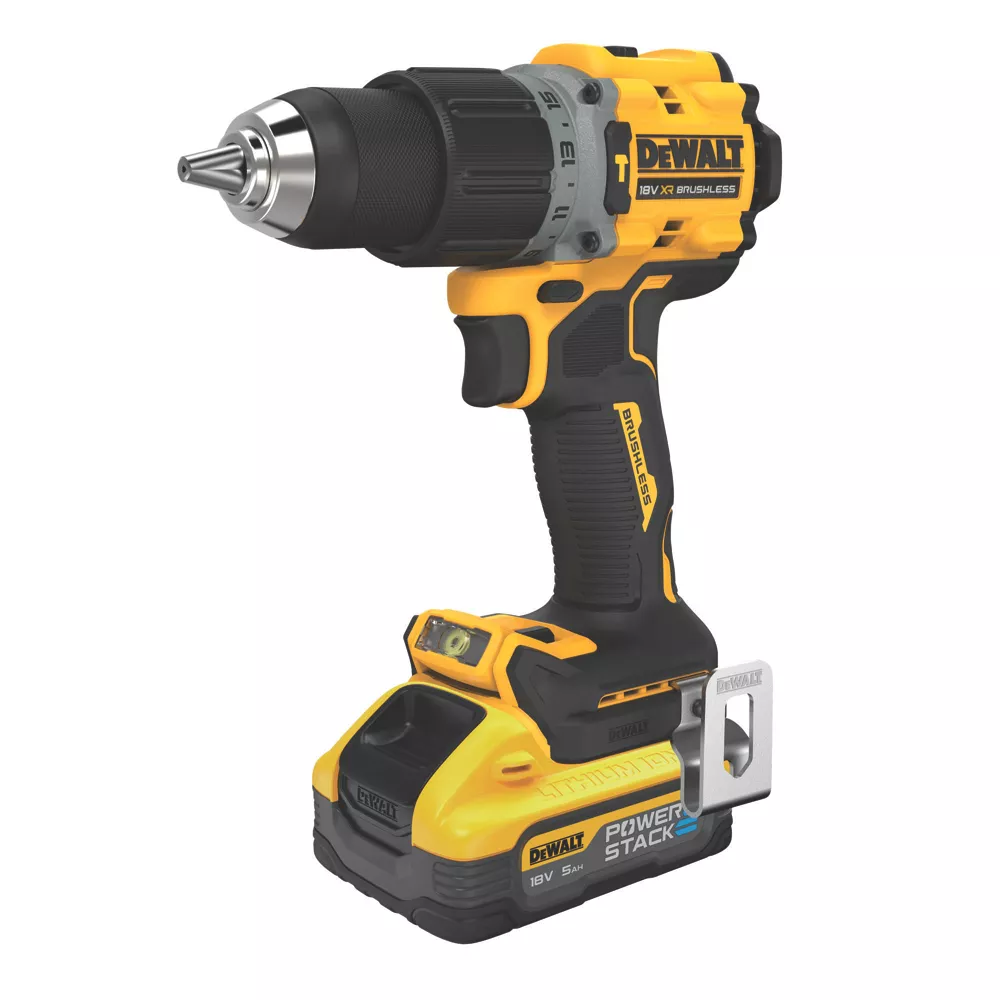 DeWalt DCD805H2T-GB 18V 2 X 5.0Ah Li-Ion PowerStack Brushless Cordless Combi Drill 2 DeWalt DCD805H2T-GB 18V 2 X 5.0Ah Li-Ion PowerStack Brushless Cordless Combi Drill - Image 2