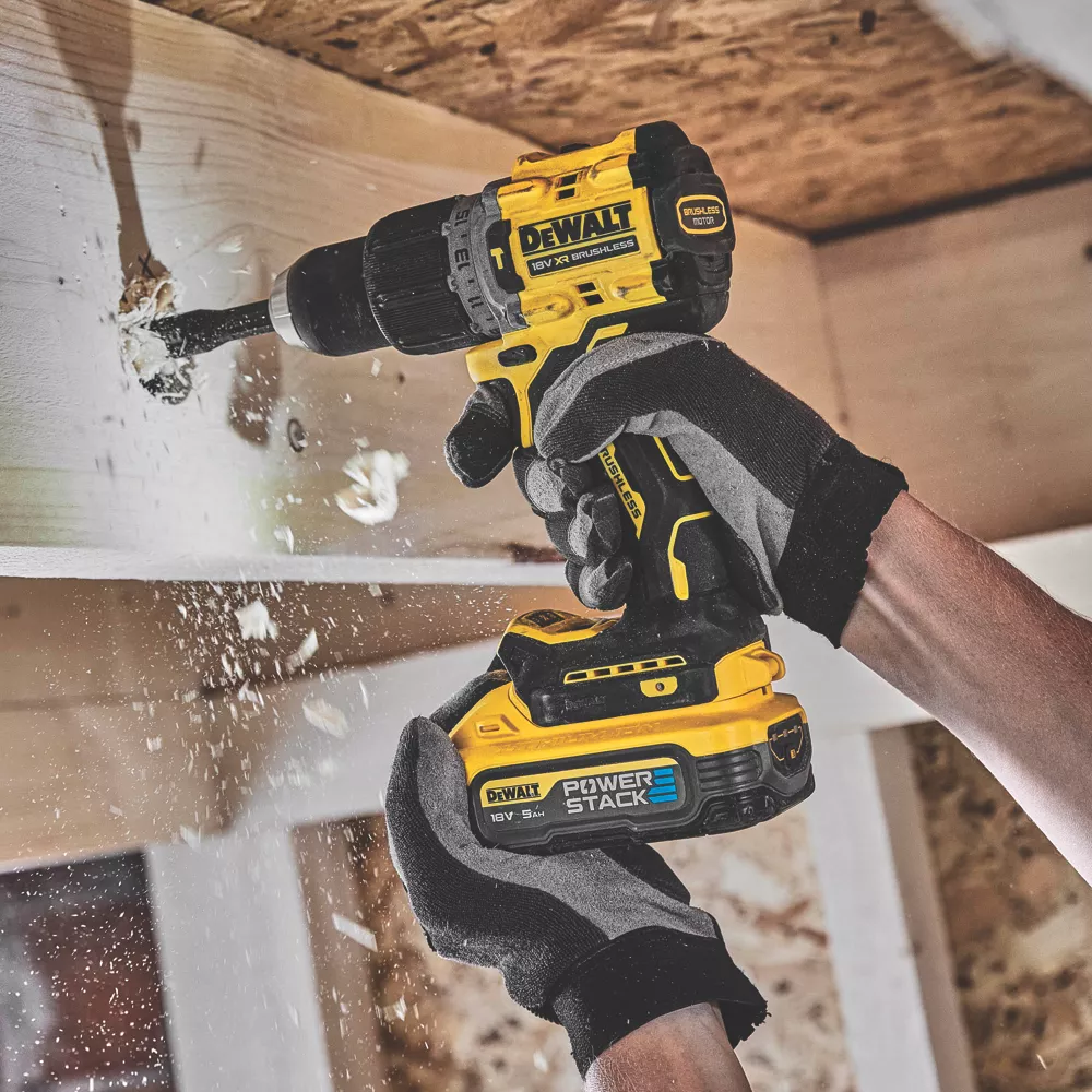 DeWalt DCD805H2T-GB 18V 2 X 5.0Ah Li-Ion PowerStack Brushless Cordless Combi Drill 8 DeWalt DCD805H2T-GB 18V 2 X 5.0Ah Li-Ion PowerStack Brushless Cordless Combi Drill - Image 8