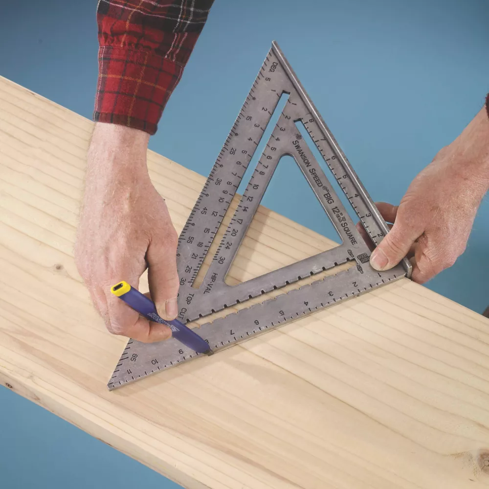Swanson Tools Rafter Square 7" / 12" (178mm / 305mm) 4 Swanson Tools Rafter Square 7" / 12" (178mm / 305mm) - Image 4
