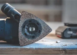 Bosch Expert AVZ 90 RT4 40 Carbide RIFF-Grit Paint On Wood, Hardwood, Mortar & Glue Sanding Plate 90mm -Tool Shop 234RR A5