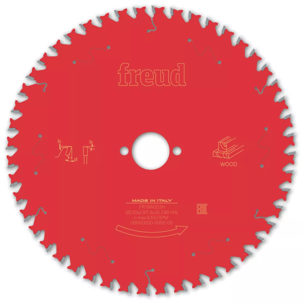 Freud Wood Circular Saw Blade 230 X 30mm 48T 1 Freud Wood Circular Saw Blade 230 X 30mm 48T