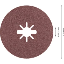Bosch Expert R781 Prisma X-Lock Fibre Discs 115 X X-Lock 60 Grit 25 Pack 5 Bosch Expert R781 Prisma X-Lock Fibre Discs 115 X X-Lock 60 Grit 25 Pack -Tool Shop 249RR A2