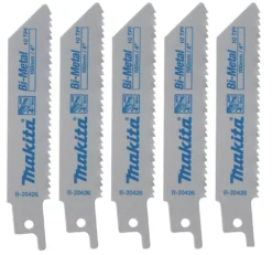 Makita B-20426 Multi-Material Reciprocating Saw Blades 100mm 5 Pack