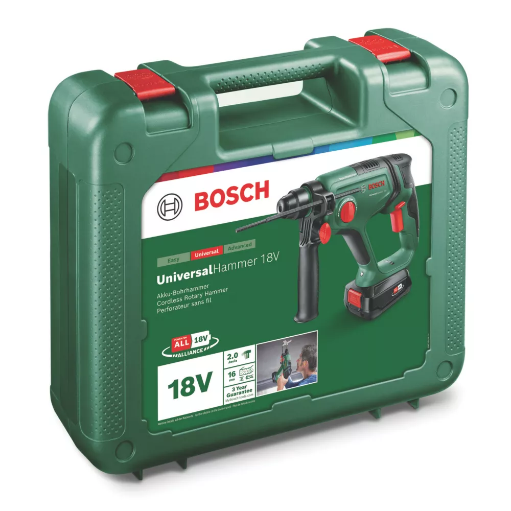 Bosch UniversalHammer 2kg 18V 1 X 2.5Ah Li-Ion Power For All Cordless Hammer Drill 3 Bosch UniversalHammer 2kg 18V 1 X 2.5Ah Li-Ion Power For All Cordless Hammer Drill - Image 3