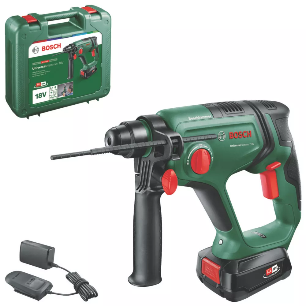 Bosch UniversalHammer 2kg 18V 1 X 2.5Ah Li-Ion Power For All Cordless Hammer Drill 1 Bosch UniversalHammer 2kg 18V 1 X 2.5Ah Li-Ion Power For All Cordless Hammer Drill