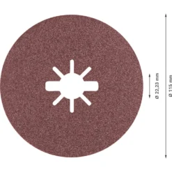 Bosch Expert R781 Prisma X-Lock Fibre Discs 115 X X-Lock 80 Grit 5 Pack 7 Bosch Expert R781 Prisma X-Lock Fibre Discs 115 X X-Lock 80 Grit 5 Pack -Tool Shop 325RR A3
