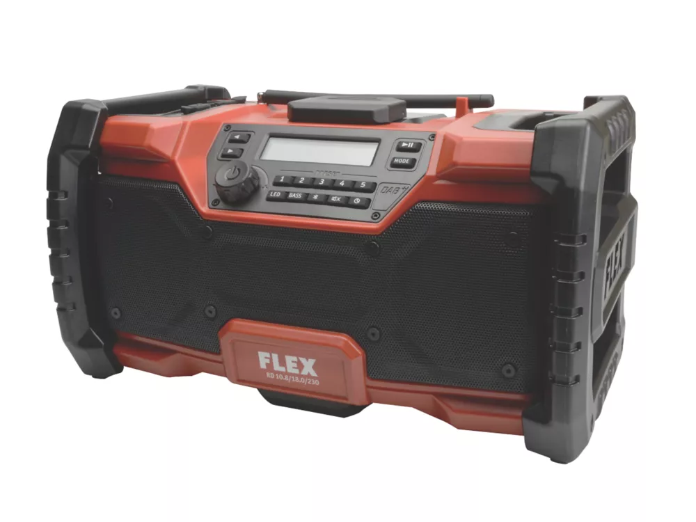 Flex RD 10.8/18.0/230 230V Or 10.8/18V Li-Ion DAB+ / FM Site Radio - Bare 2 Flex RD 10.8/18.0/230 230V Or 10.8/18V Li-Ion DAB+ / FM Site Radio - Bare - Image 2