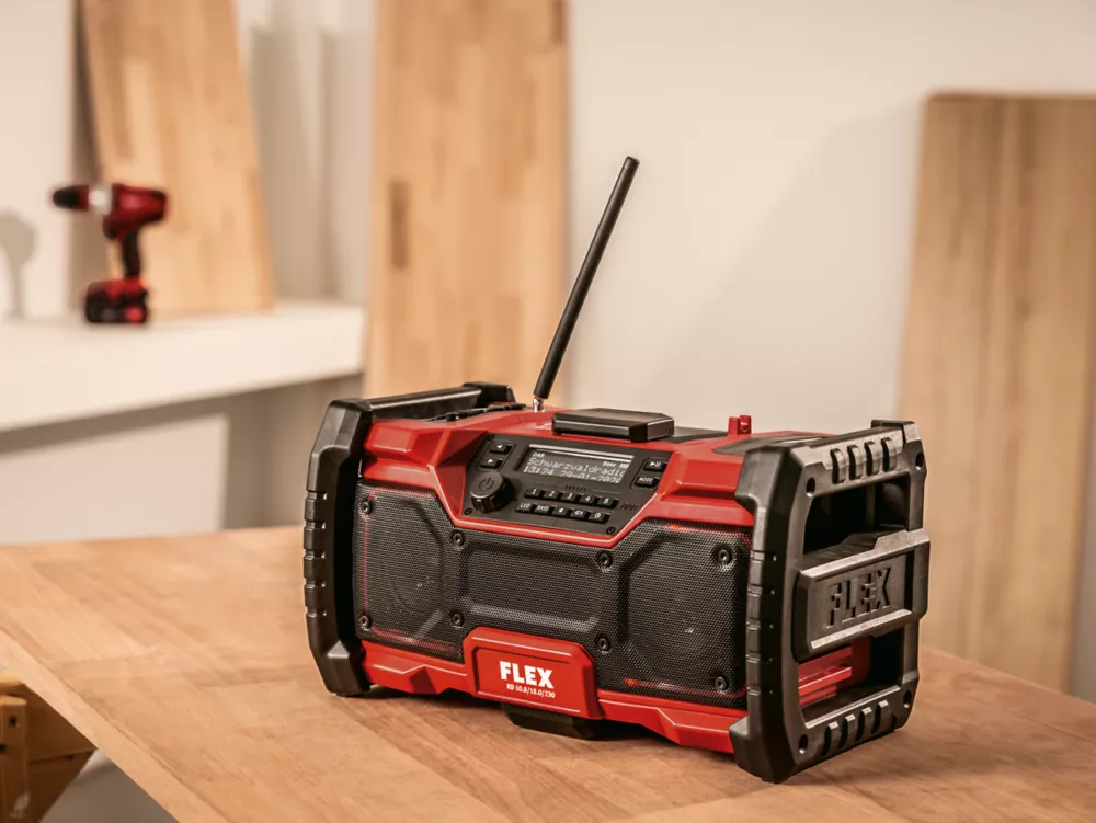 Flex RD 10.8/18.0/230 230V Or 10.8/18V Li-Ion DAB+ / FM Site Radio - Bare 5 Flex RD 10.8/18.0/230 230V Or 10.8/18V Li-Ion DAB+ / FM Site Radio - Bare - Image 5