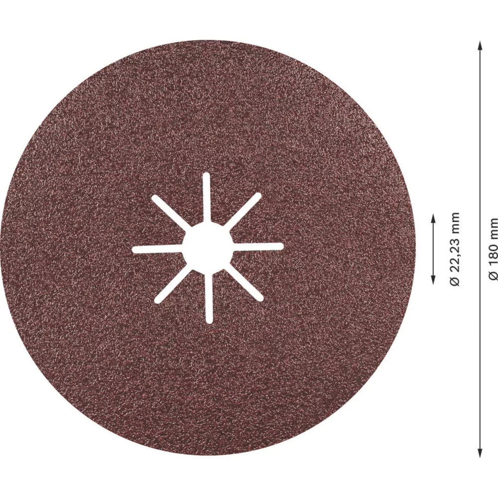 Bosch Expert R781 Prisma Fibre Discs 180 X 22.23mm 60 Grit 25 Pack 4 Bosch Expert R781 Prisma Fibre Discs 180 X 22.23mm 60 Grit 25 Pack - Image 4
