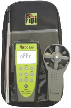 TPI DC580C3 Bluetooth Hotwire & Vane Anemometer