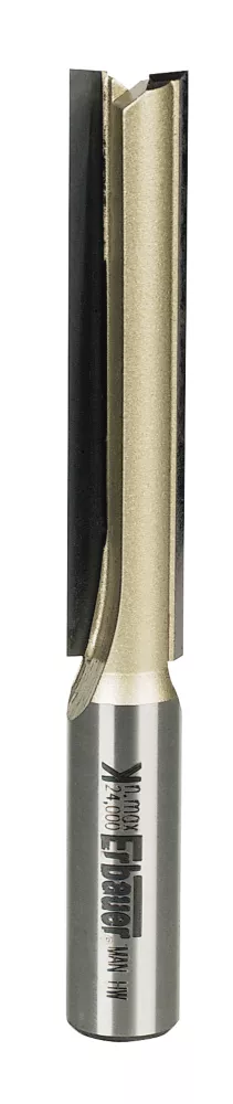 Erbauer 1/2" Shank Double-Flute Straight Router Cutter 12.7 X 63mm