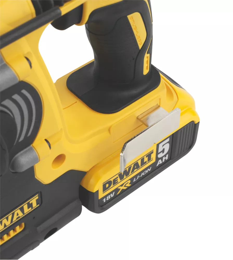 DeWalt DCH273P2-GB 3.1kg 18V 2 X 5.0Ah Li-Ion XR Brushless Cordless SDS Plus Drill 4 DeWalt DCH273P2-GB 3.1kg 18V 2 X 5.0Ah Li-Ion XR Brushless Cordless SDS Plus Drill - Image 4