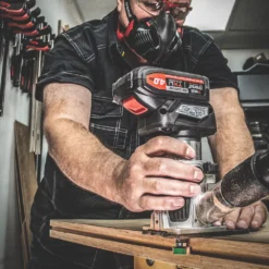 Trend C209X1/4TC 1/4" Shank Double-Flute Straight Bearing-Guided Intumescent Strip Cutter 24 X 10mm -Tool Shop 555XG A3