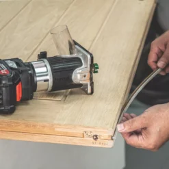 Trend C209X1/4TC 1/4" Shank Double-Flute Straight Bearing-Guided Intumescent Strip Cutter 24 X 10mm -Tool Shop 555XG A6