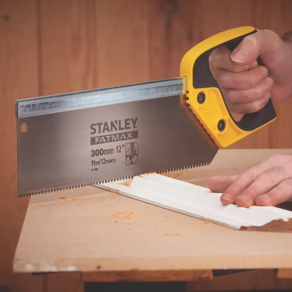 Stanley 11tpi Wood Tenon Saw 12" (300mm) 2 Stanley 11tpi Wood Tenon Saw 12" (300mm) - Image 2