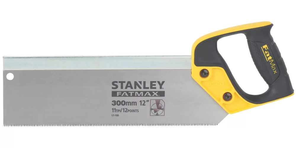 Stanley 11tpi Wood Tenon Saw 12" (300mm) 1 Stanley 11tpi Wood Tenon Saw 12" (300mm)