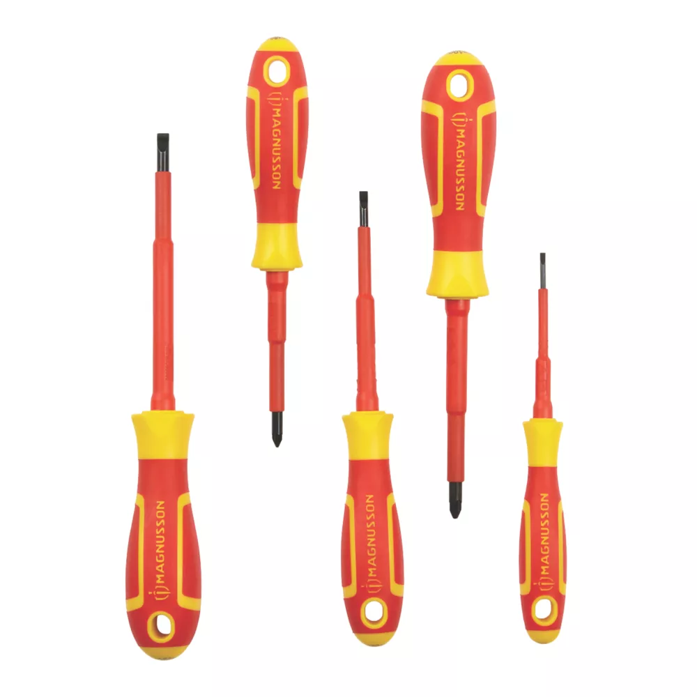 Magnusson Mixed VDE Screwdriver Set 5 Pieces 1 Magnusson Mixed VDE Screwdriver Set 5 Pieces