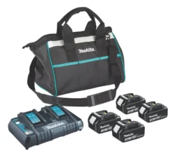 Makita P-84296 18V 3.0Ah Li-Ion LXT Batteries & Charger Kit