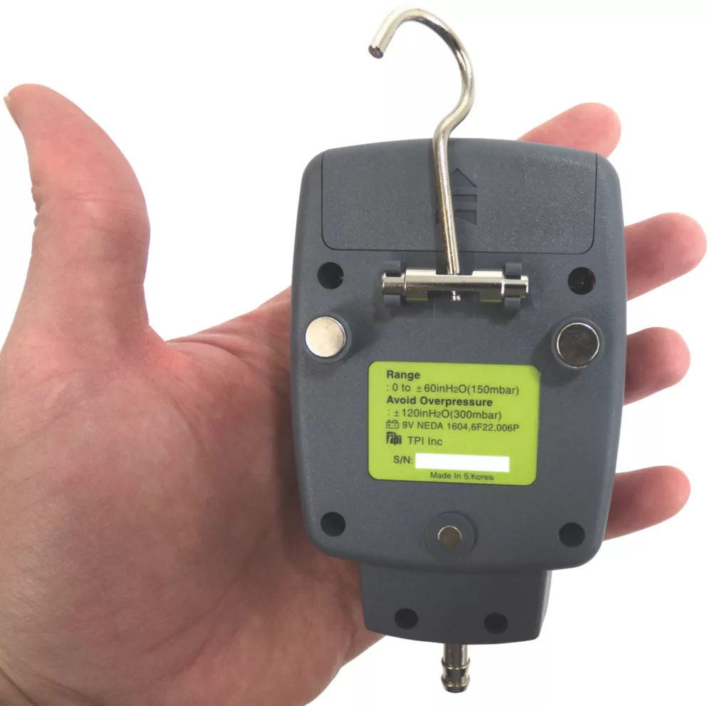 TPI 608BT Bluetooth Single Input Digital Manometer 3 TPI 608BT Bluetooth Single Input Digital Manometer - Image 3