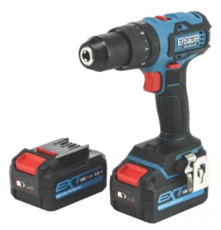 Erbauer ECD18-Li-2 18V 2 X 4.0Ah Li-Ion EXT Brushless Cordless Combi Drill