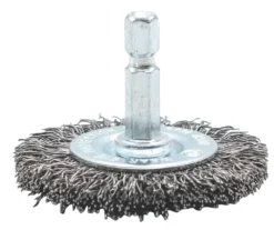 Norton Round Shank Crimped Wire Wheel 50mm