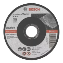 Bosch Metal Cutting Discs 4 1/2" (115mm) X 1 X 22.23mm 10 Pack