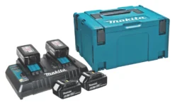 Makita 197627-6 18V 5.0Ah Li-Ion LXT Batteries & Charger Kit 5 Piece Set