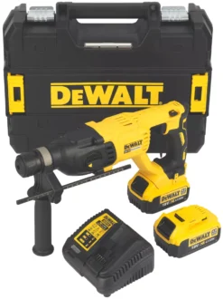 DeWalt DCH033 3kg 18V 2 X 4.0Ah Li-Ion XR Brushless Cordless SDS Plus Drill -Tool Shop 675FJ A3