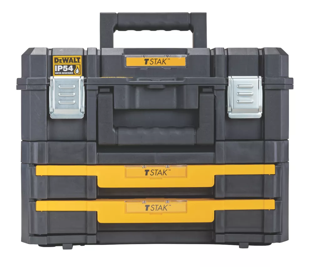 DeWalt TSTAK 2.0 Tool Storage With 2 Shallow Drawers 2 DeWalt TSTAK 2.0 Tool Storage With 2 Shallow Drawers - Image 2
