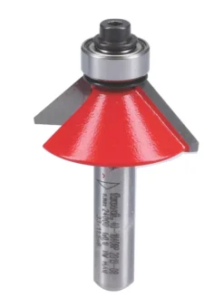 Freud 1/4" Shank Double-Flute 45° Chamfer Router Cutter Bit 41.5 X 15.9mm