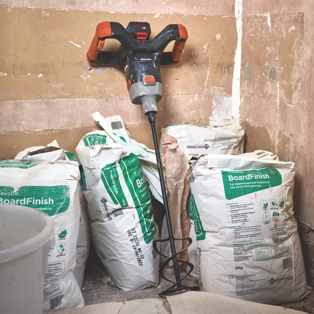 Evolution R120MXR-Li 18V Li-Ion EXT Cordless Paddle Mixer - Bare 2 Evolution R120MXR-Li 18V Li-Ion EXT Cordless Paddle Mixer - Bare - Image 2