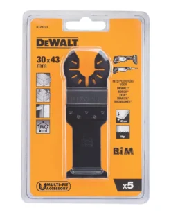 DeWalt DT20723-QZ Multi-Material Plunge Cutting Blade 30mm 5 Pack 7 DeWalt DT20723-QZ Multi-Material Plunge Cutting Blade 30mm 5 Pack -Tool Shop 718TH A3