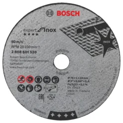 Bosch Expert Stainless Steel Cutting Discs 3" (76mm) X 1 X 10mm 5 Pack
