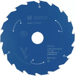 Bosch Expert Wood Circular Saw Blade 190 X 30mm 18T