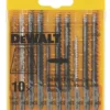 DeWalt DT2290-QZ Multi-Material Jigsaw Blade Set 10 Piece Set