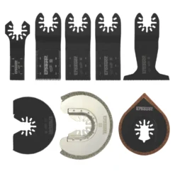 Erbauer MLT47582 Multi-Material Cutting Blade Set 8 Pcs