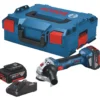 Bosch GWS 18V-7 18V 2 X 4.0Ah Li-Ion Coolpack 4 1/2" Brushless Cordless Angle Grinder