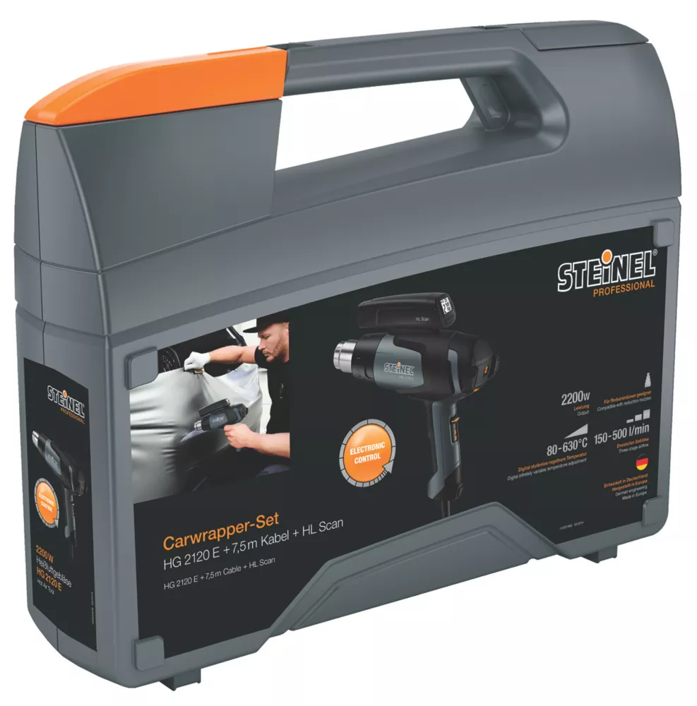Steinel HG2120E 2200W Electric Car Wrapping Heat Gun 240V 2 Steinel HG2120E 2200W Electric Car Wrapping Heat Gun 240V - Image 2