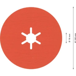Bosch Expert R782 Prisma Fibre Discs 100 X 22.23mm 120 Grit 25 Pack 5 Bosch Expert R782 Prisma Fibre Discs 100 X 22.23mm 120 Grit 25 Pack -Tool Shop 854RR A2