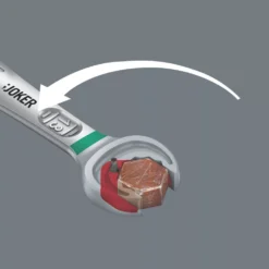 Wera Joker Combination Ratchet Spanner Set With Open-End 11 Pieces -Tool Shop 898FP A5