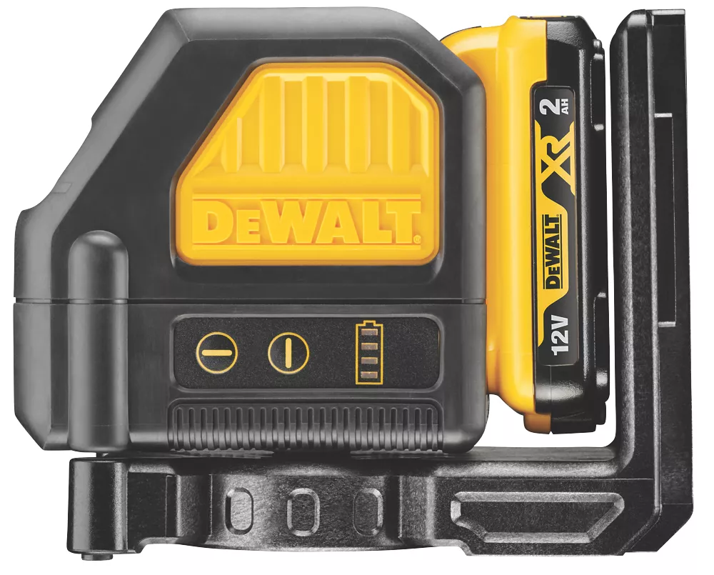 DeWalt DCE088D1R-GB 12V 1 X 2.0Ah Li-Ion XR Red Self-Levelling Cross-Line Laser Level 2 DeWalt DCE088D1R-GB 12V 1 X 2.0Ah Li-Ion XR Red Self-Levelling Cross-Line Laser Level - Image 2