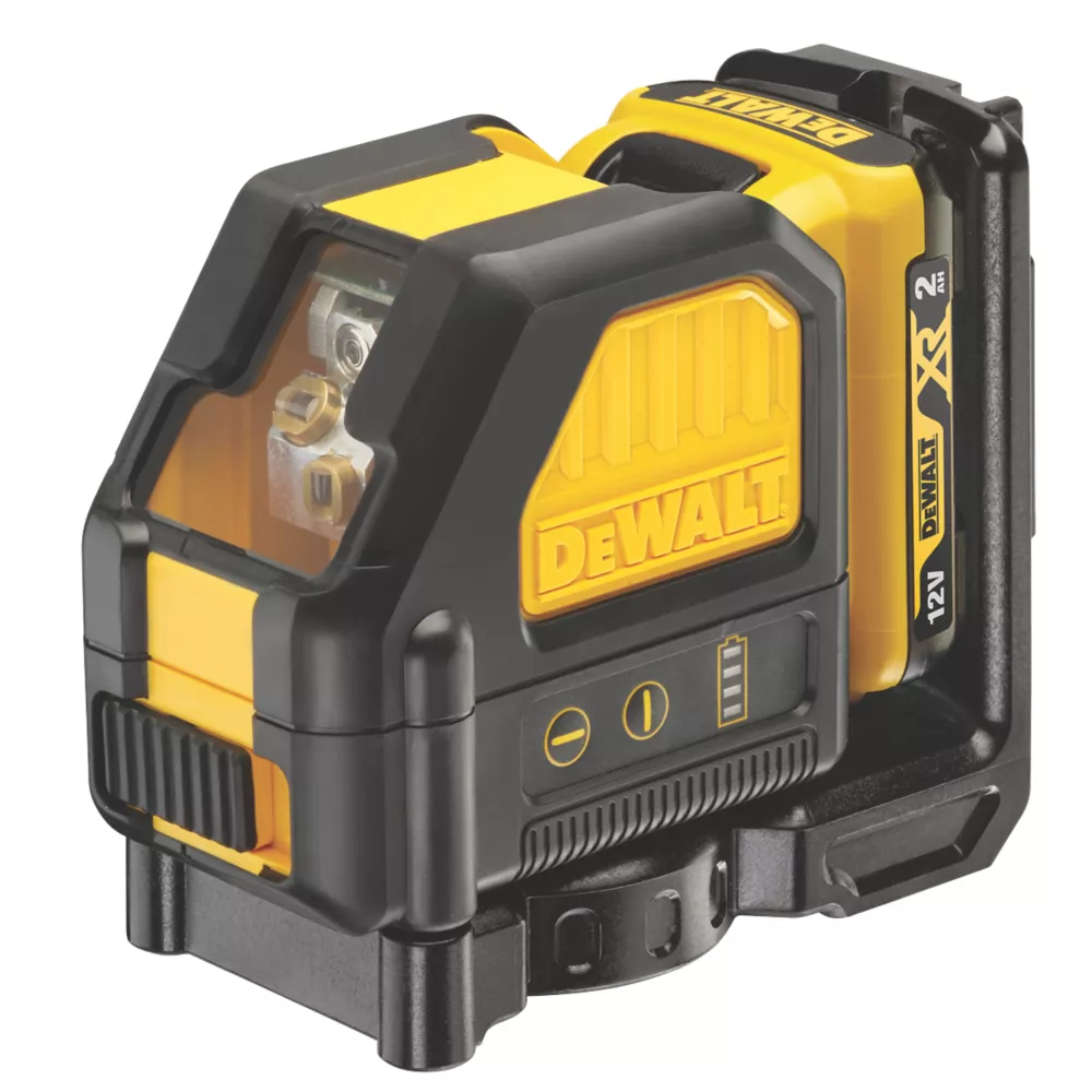 DeWalt DCE088D1R-GB 12V 1 X 2.0Ah Li-Ion XR Red Self-Levelling Cross-Line Laser Level 1 DeWalt DCE088D1R-GB 12V 1 X 2.0Ah Li-Ion XR Red Self-Levelling Cross-Line Laser Level