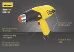 Wagner Furno 300 1600W Electric Heat Gun 240V -Tool Shop 9151X A5