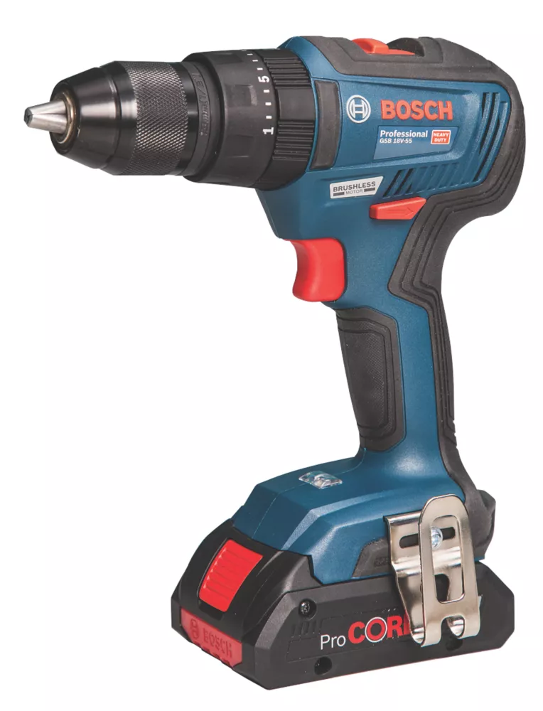 Bosch 06019H5372 18V 2 X 4.0Ah Li-Ion Coolpack Brushless Cordless Combi Drill 2 Bosch 06019H5372 18V 2 X 4.0Ah Li-Ion Coolpack Brushless Cordless Combi Drill - Image 2