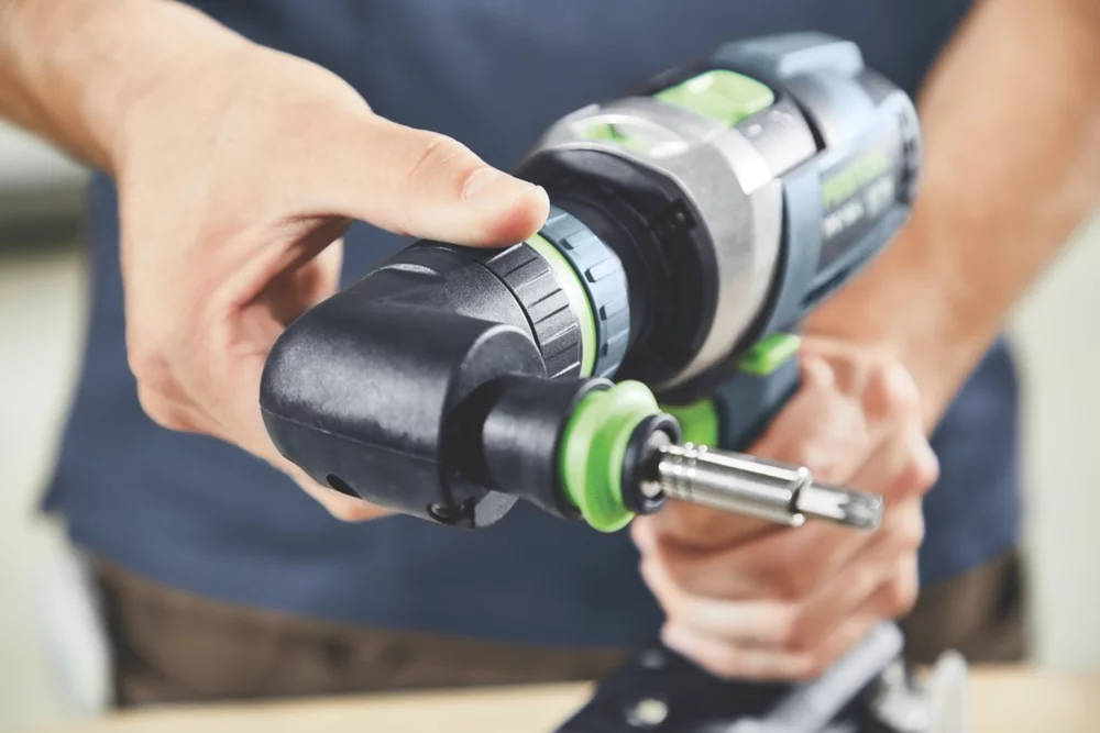 Festool 577249 TPC Quadrive 18V 2 X 4.2 / 5.2Ah Li-Ion Airstream Li-High Power Brushless Cordless Combi Drill 6 Festool 577249 TPC Quadrive 18V 2 X 4.2 / 5.2Ah Li-Ion Airstream Li-High Power Brushless Cordless Combi Drill - Image 6